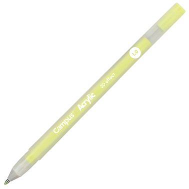 Rotuladores Acrílicos Campus Acrylic 3D Amarillo 10 ud