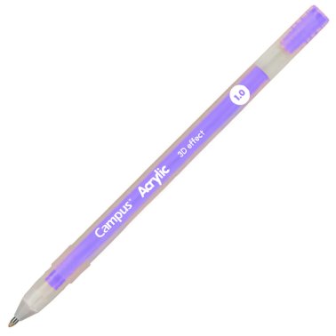 Rotuladores Acrílicos Campus Acrylic 3D Violeta 10 ud