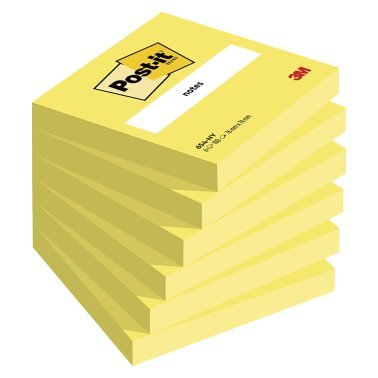 Bloc Notas Adhesivas Post-It 76 x 76mm Amarillo Neón 100 Hojas