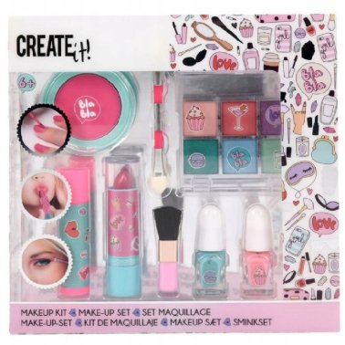 Set Create It Maquillaje Rosa Turquesa