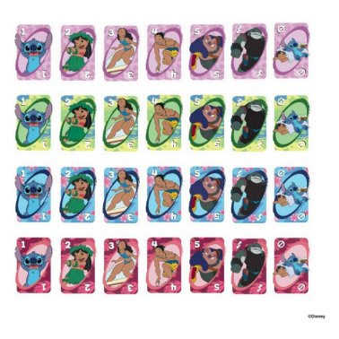 Juego Cartas Uno Mattel Games Stitch