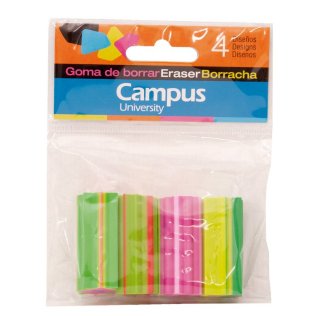 Goma de Borrar Campus University 4 Diseños