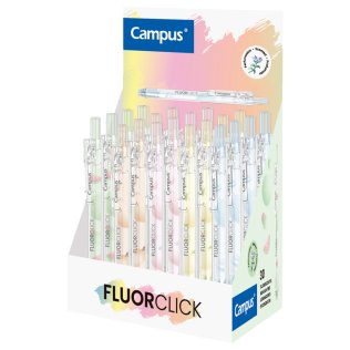 Marcador Fluorescente Pen Campus Retráctil Clip Fruta Perfumado Punta 1-4mm Display 30 ud. Surtido