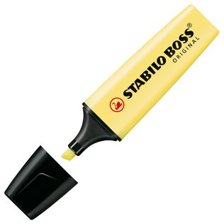 Rotulador Fluorescente Stabilo Boss Amarillo Pastel