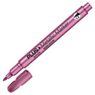 Rotulador Especial Plus Office Metallic Marker 1,2 mm. Púrpura